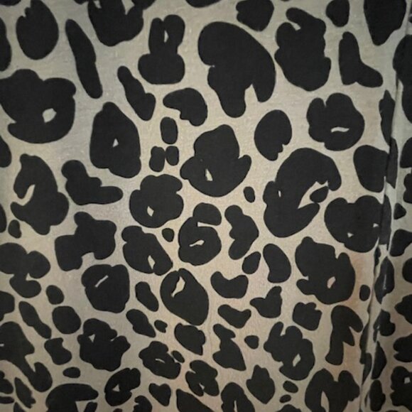 Smash + Tess Black and Tan Leopard Print Dress - Picture 4 of 4